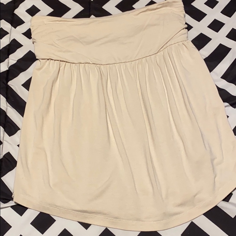 Cream Colored Tube Top